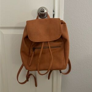 Universal Thread Tan Faux Leather Backpack